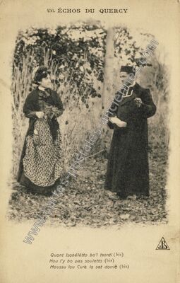 Carte postale ancienne Echos du Quercy — Non Localisée (Lot)