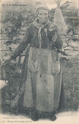 Carte postale ancienne Echos du Quercy — Non Localisée (Lot)