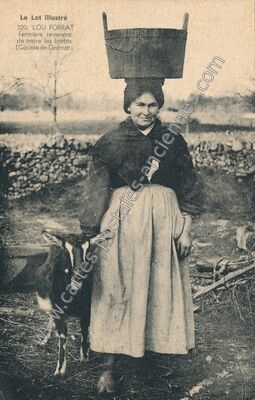 Carte postale ancienne Le Lot Illustre — Non Localisée (Lot)