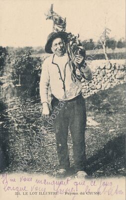 Carte postale ancienne Le Lot Illustre — Non Localisée (Lot)