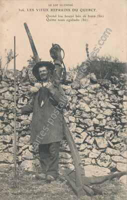 Carte postale ancienne Le Lot Illustre — Non Localisée (Lot)