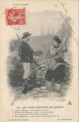 Carte postale ancienne Le Lot Illustre — Non Localisée (Lot)