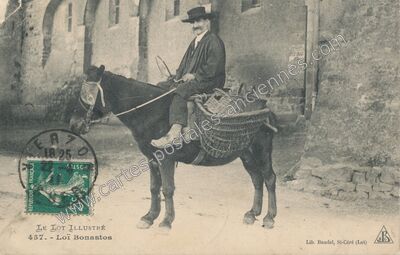 Carte postale ancienne Le Lot Illustre — Non Localisée (Lot)