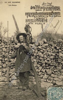 Carte postale ancienne Le Lot Illustre — Non Localisée (Lot)