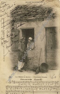 Carte postale ancienne Le Lot Illustre — Non Localisée (Lot)