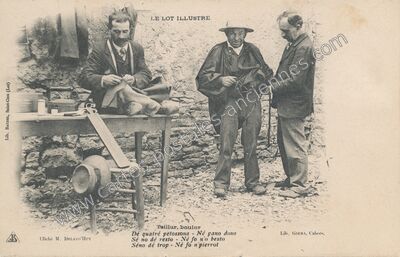Carte postale ancienne Le Lot Illustre — Non Localisée (Lot)