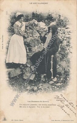 Carte postale ancienne Le Lot Illustre — Non Localisée (Lot)