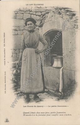 Carte postale ancienne Le Lot Illustre — Non Localisée (Lot)