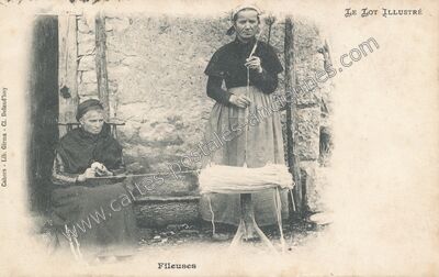 Carte postale ancienne Le Lot Illustre — Non Localisée (Lot)