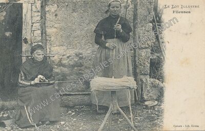 Carte postale ancienne Le Lot Illustre — Non Localisée (Lot)