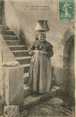 Carte postale ancienne Le Lot Illustre — Non Localisée (Lot)