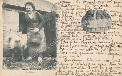 Carte postale ancienne Le Lot Illustre — Non Localisée (Lot)