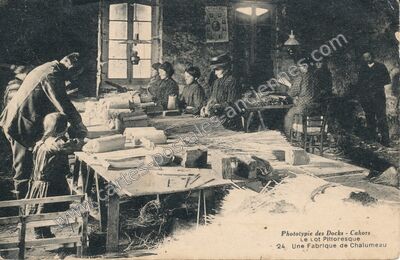 Carte postale ancienne Le Lot Pittoresque — Non Localisée (Lot)