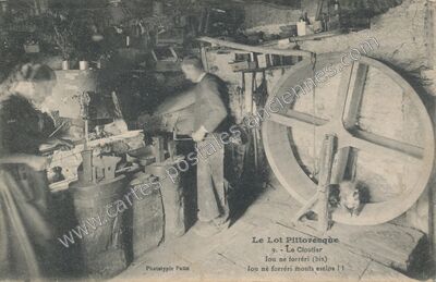 Carte postale ancienne Le Lot Pittoresque — Non Localisée (Lot)