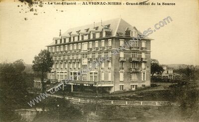 Carte postale ancienne Alvignac Miers — Alvignac (Lot)