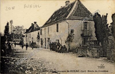 Carte postale ancienne Auniac — Anglars-Nozac (Lot)