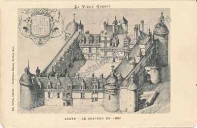 Carte postale ancienne Le Vieux Quercy — Assier (Lot)