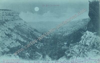 Carte postale ancienne Gorges d'Autoire — Autoire (Lot)