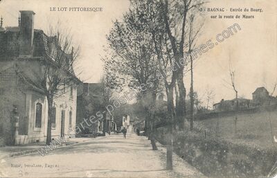 Carte postale ancienne Bagnac — Bagnac-sur-Célé (Lot)