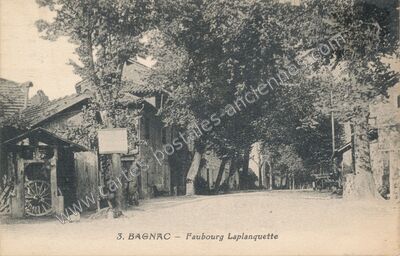 Carte postale ancienne Bagnac — Bagnac-sur-Célé (Lot)