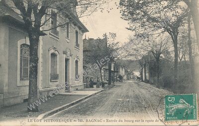 Carte postale ancienne Bagnac — Bagnac-sur-Célé (Lot)