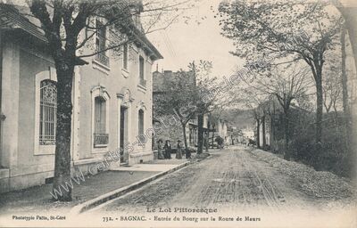 Carte postale ancienne Bagnac — Bagnac-sur-Célé (Lot)