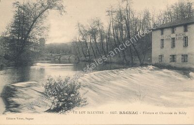 Carte postale ancienne Bagnac — Bagnac-sur-Célé (Lot)