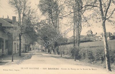 Carte postale ancienne Bagnac — Bagnac-sur-Célé (Lot)