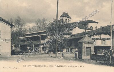 Carte postale ancienne Bagnac — Bagnac-sur-Célé (Lot)
