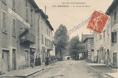Carte postale ancienne Bagnac — Bagnac-sur-Célé (Lot)