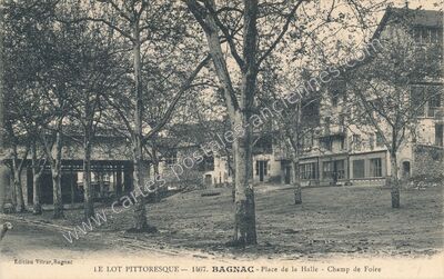 Carte postale ancienne Bagnac — Bagnac-sur-Célé (Lot)