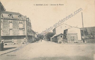 Carte postale ancienne Bagnac — Bagnac-sur-Célé (Lot)