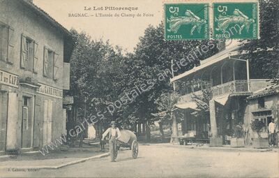 Carte postale ancienne Bagnac — Bagnac-sur-Célé (Lot)