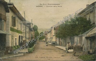 Carte postale ancienne Bagnac — Bagnac-sur-Célé (Lot)