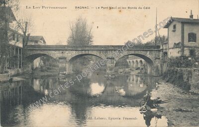 Carte postale ancienne Bagnac — Bagnac-sur-Célé (Lot)