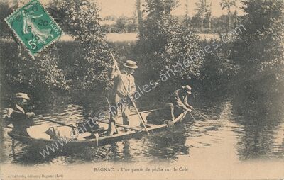 Carte postale ancienne Bagnac — Bagnac-sur-Célé (Lot)