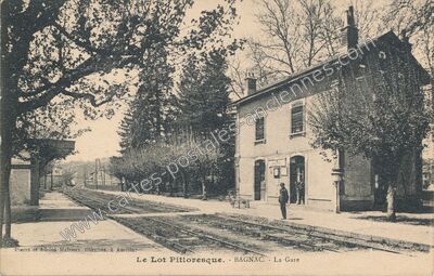Carte postale ancienne Bagnac — Bagnac-sur-Célé (Lot)
