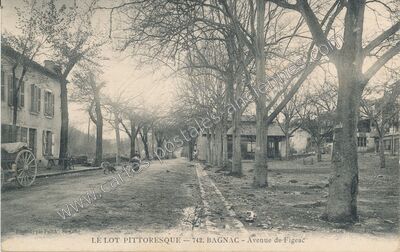 Carte postale ancienne Bagnac — Bagnac-sur-Célé (Lot)