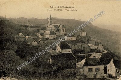 Carte postale ancienne Le Lot Pittoresque — Béduer (Lot)