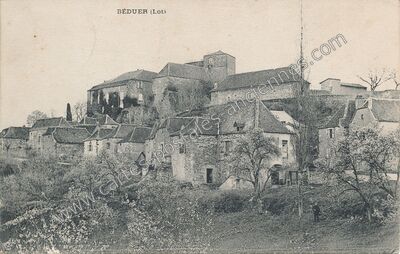 Carte postale ancienne Beduer — Béduer (Lot)