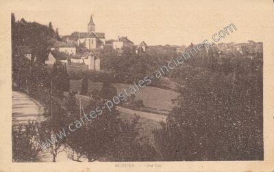 Carte postale ancienne Côté Est — Béduer (Lot)