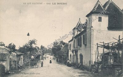 Carte postale ancienne Le Bourg — Le Bourg (Lot)