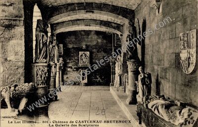 Carte postale ancienne Castelnau Bretenoux — Bretenoux (Lot)