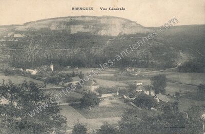 Carte postale ancienne Vue Générale — Brengues (Lot)
