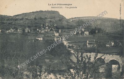 Carte postale ancienne Le Lot Pittoresque — Brengues (Lot)