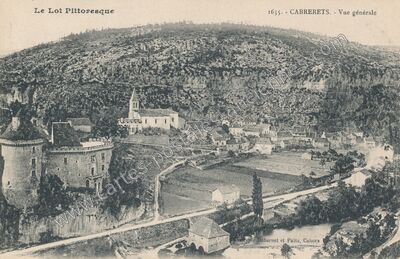 Carte postale ancienne Le Lot Pittoresque — Cabrerets (Lot)