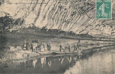 Carte postale ancienne Bords du Célé — Cabrerets (Lot)