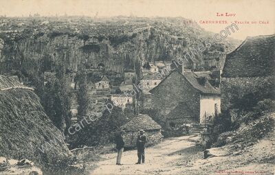 Carte postale ancienne Vallée du Célé — Cabrerets (Lot)