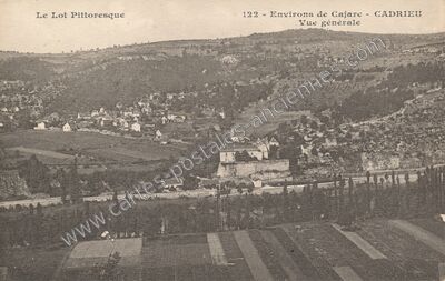 Carte postale ancienne Le Lot Pittoresque — Cadrieu (Lot)