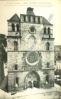 Carte postale ancienne La Cathédrale — Cahors (Lot)